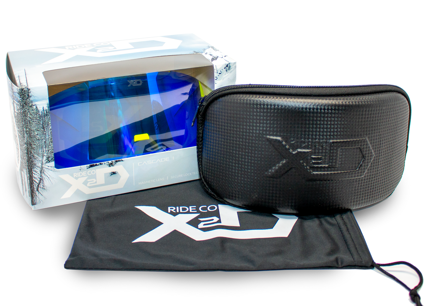 X2D CASCADE Magnetic Lens Goggles — X2D RIDE COMPANY